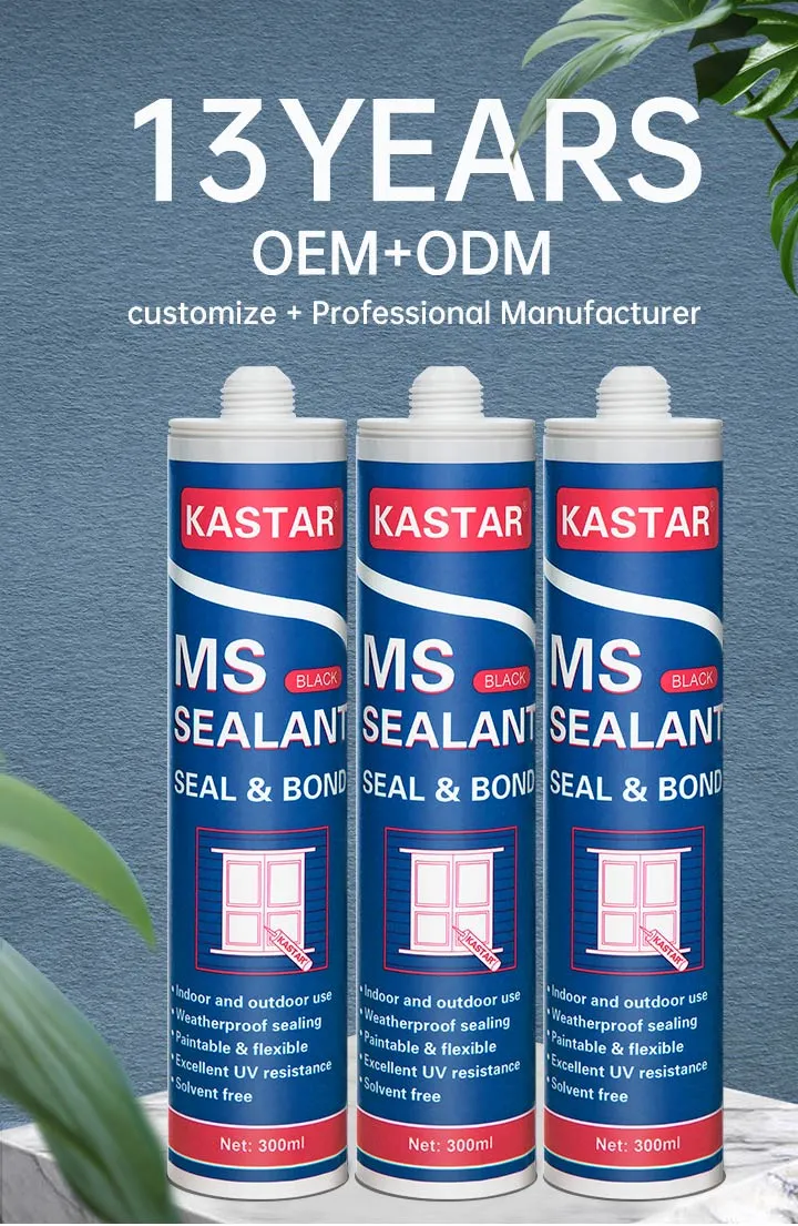 China Manufacture Polyurethane Silicone Sealant Ms Polymer Adhesive