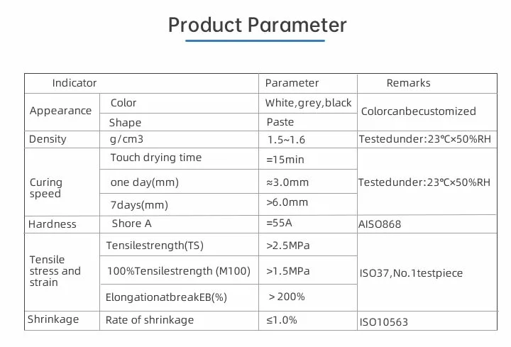 China Manufacture Polyurethane Silicone Sealant Ms Polymer Adhesive